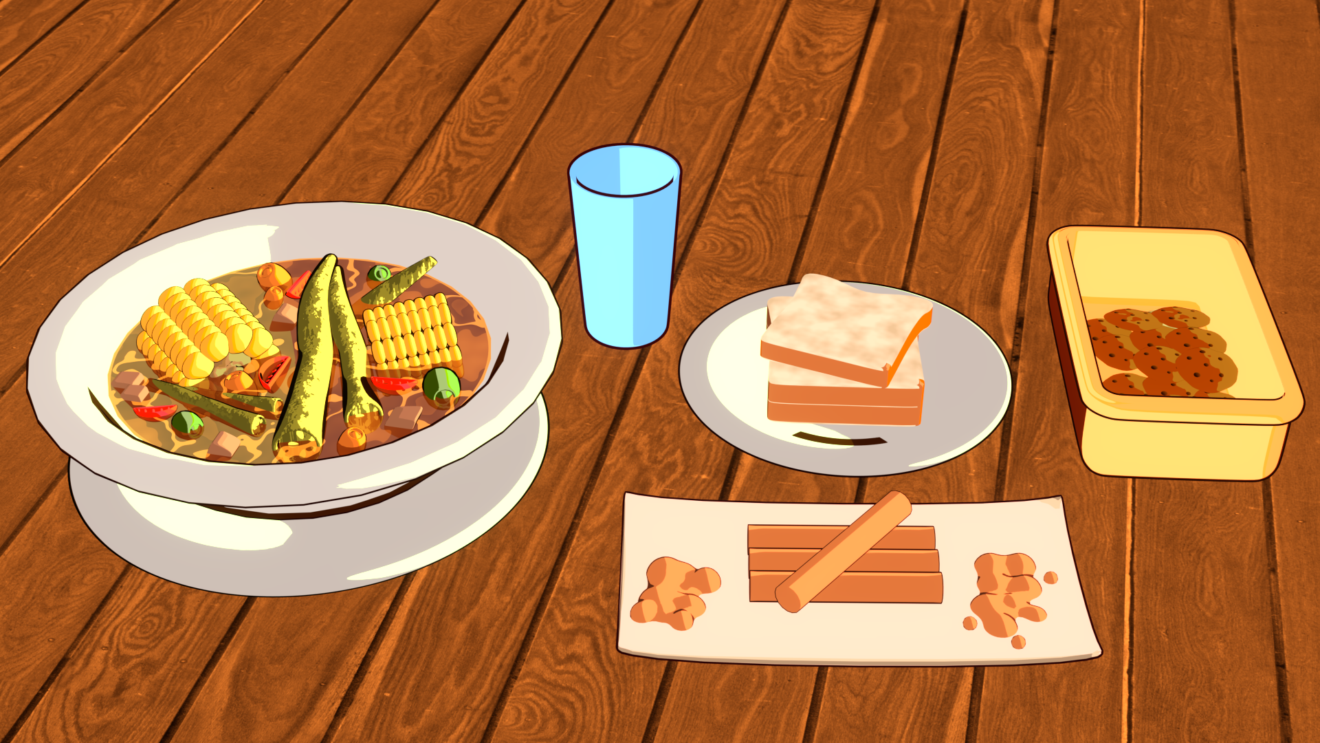 Anime Style Food preview image 1